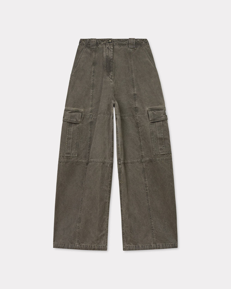Cargo pants in cotton canvas - 1