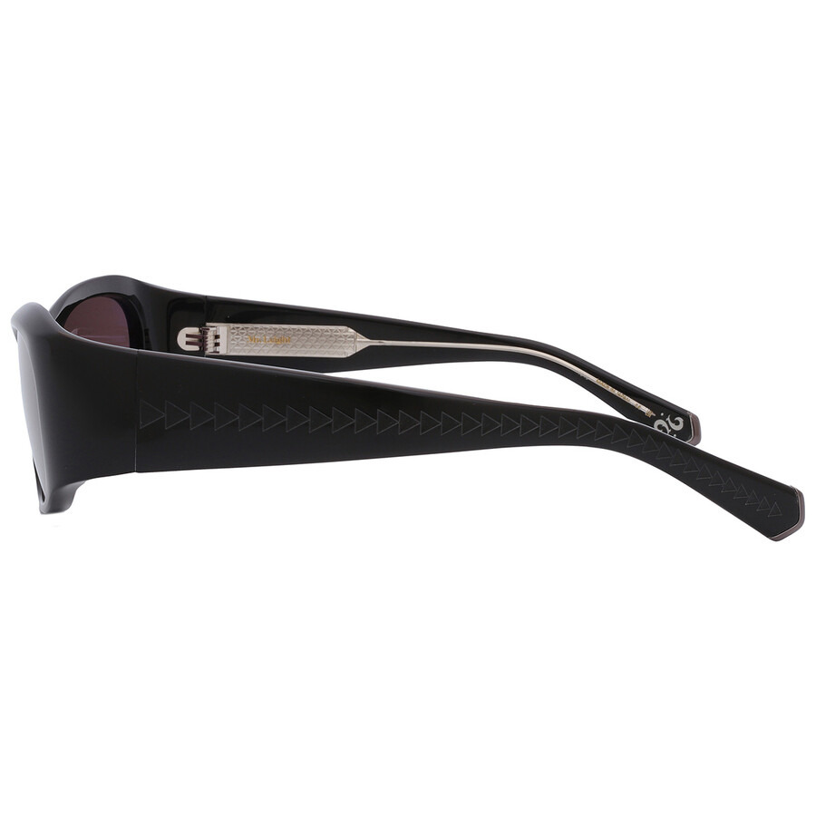 Mr. Leight ALOHA DOC S Lava Oval Men's Sunglasses ML2035 BK-GM/LAVA 52 - 5