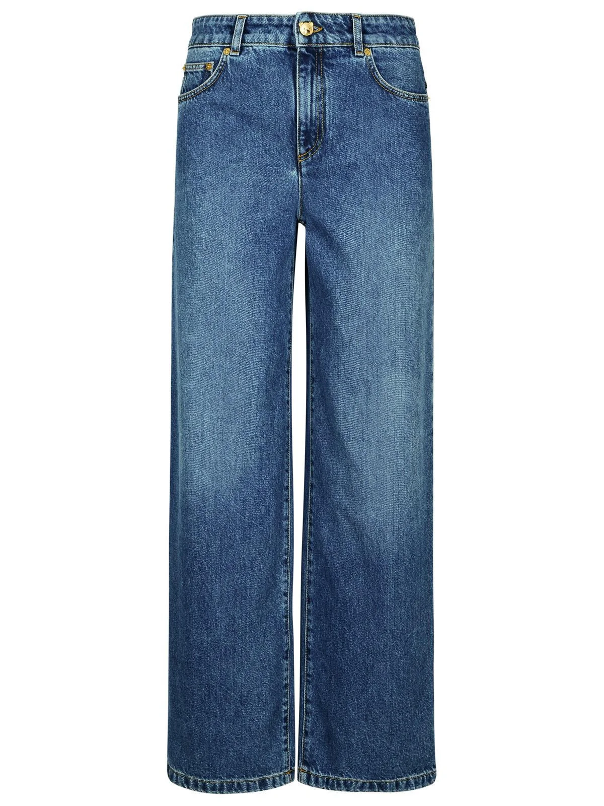 Moschino Blue Cotton Jeans - 1