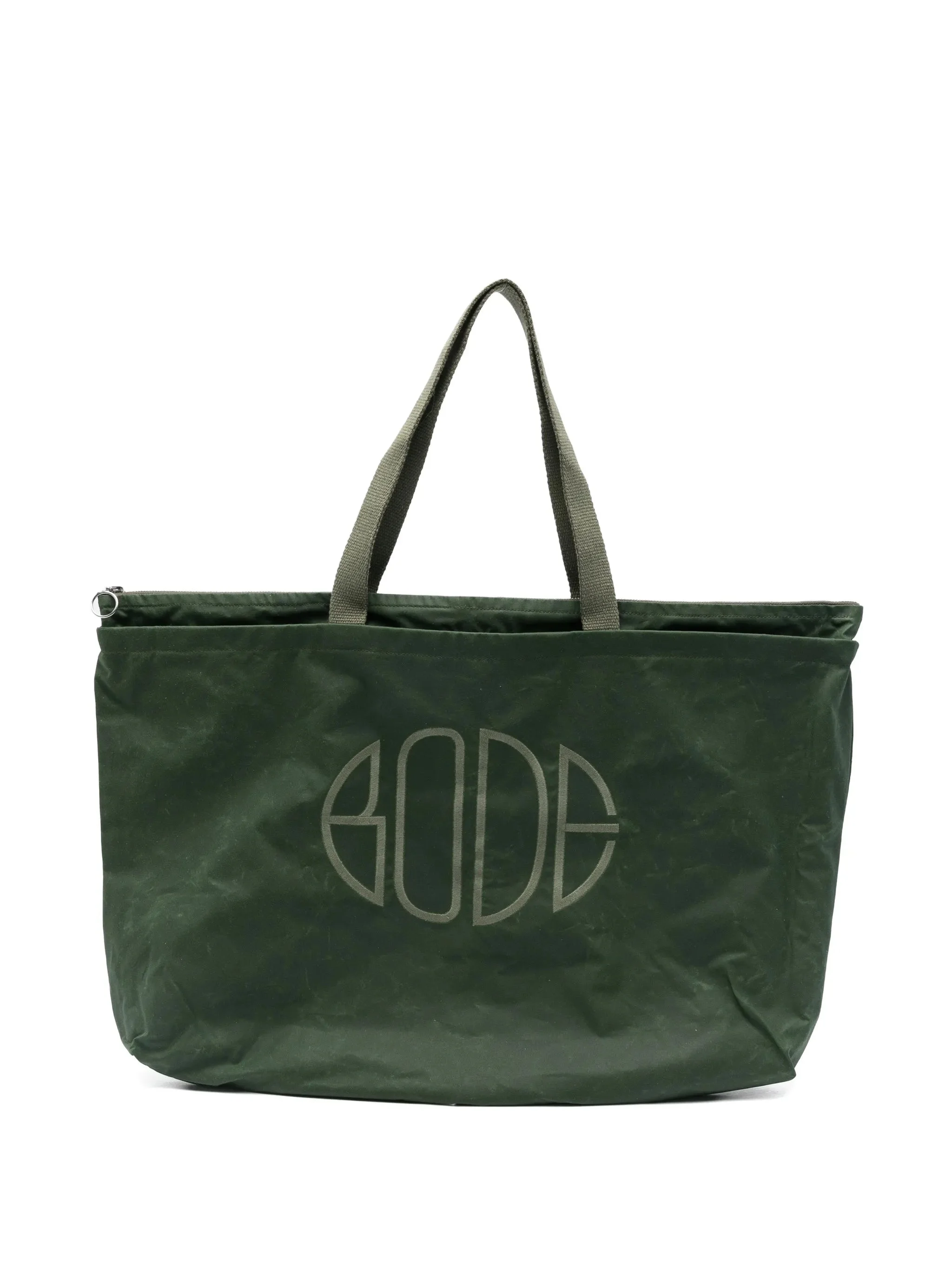 Bode Waxed Cotton Zip Tote - 1