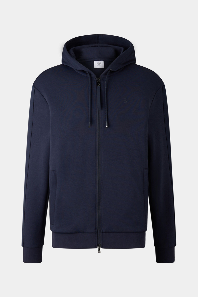 Patrick Sweatshirt jacket in Navy blue 1