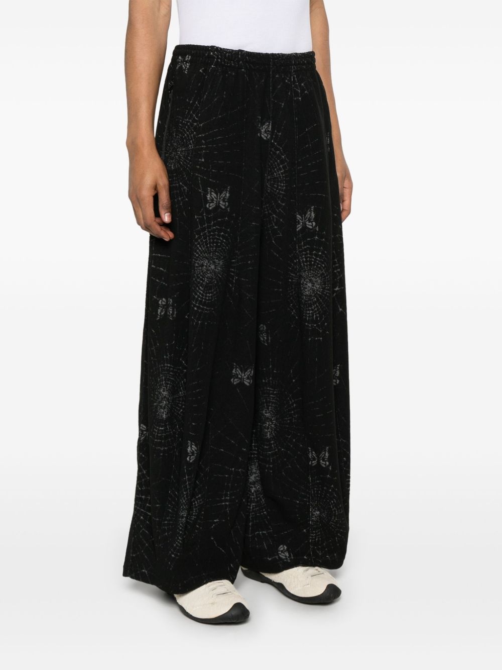 butterfly-print track pants - 3