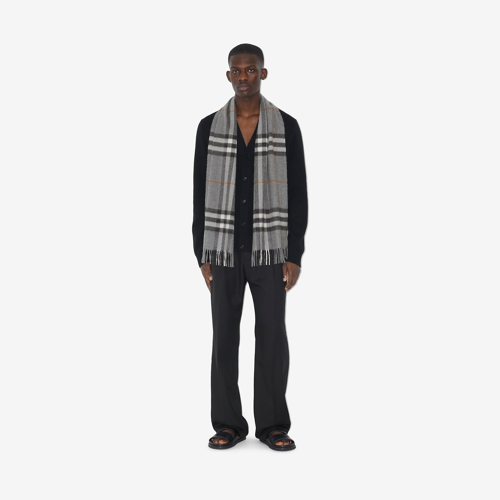 The Classic Check Cashmere Scarf - 3