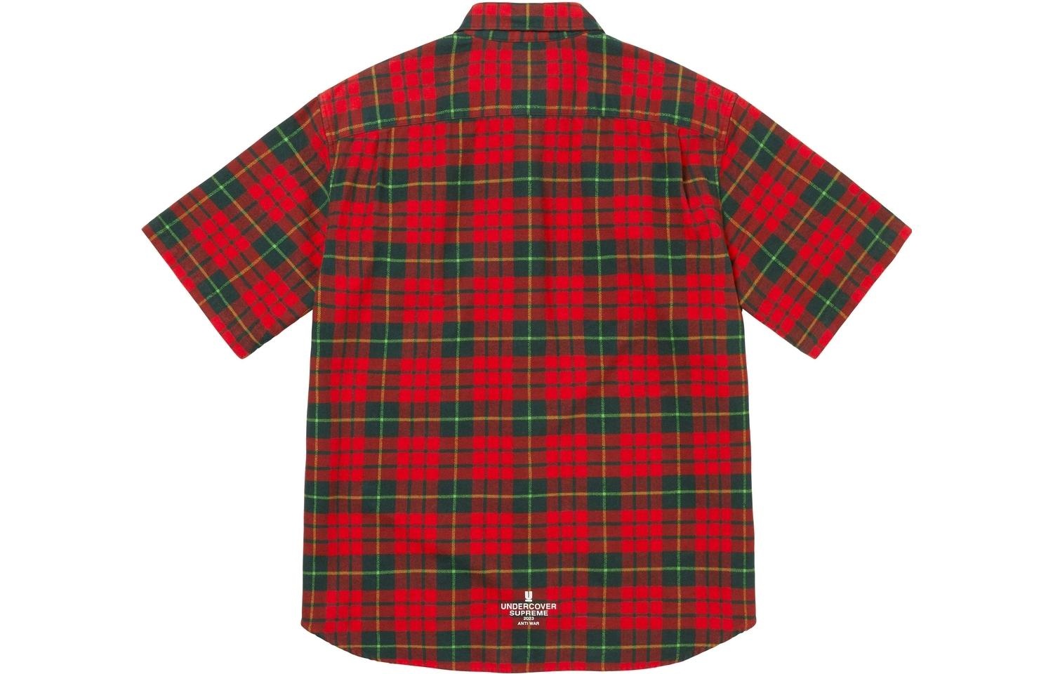 Supreme SS23 Week6 Arabic Logo Flannel Shirt 'Red' SUP-SS23-127 - 4