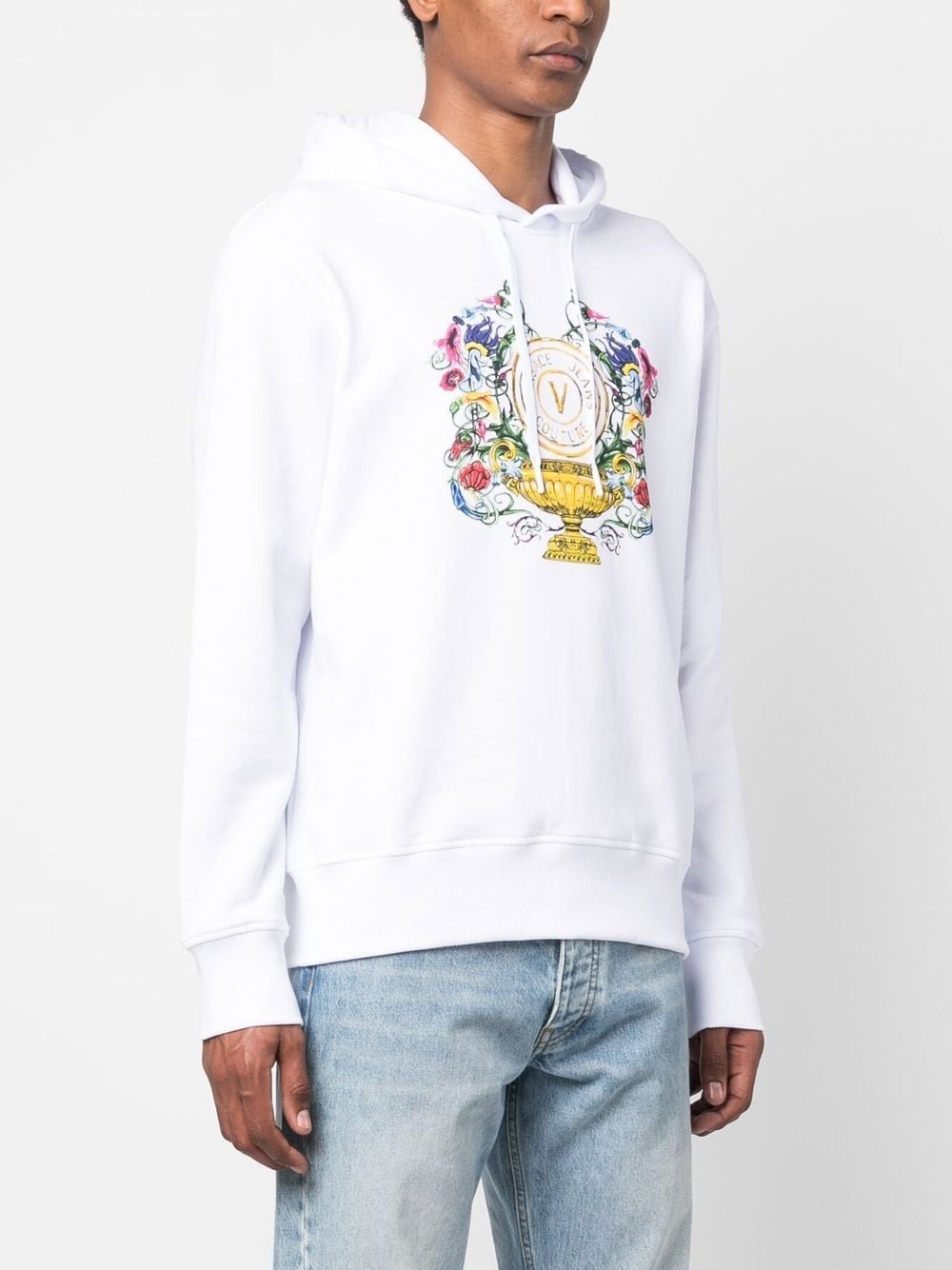 logo-print hoodie - 3