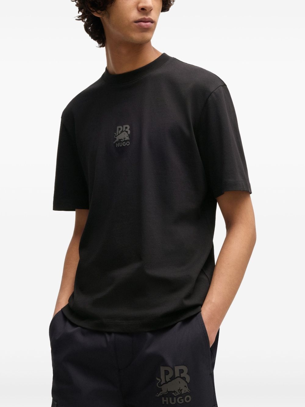x RB logo-appliqué t-shirt - 3