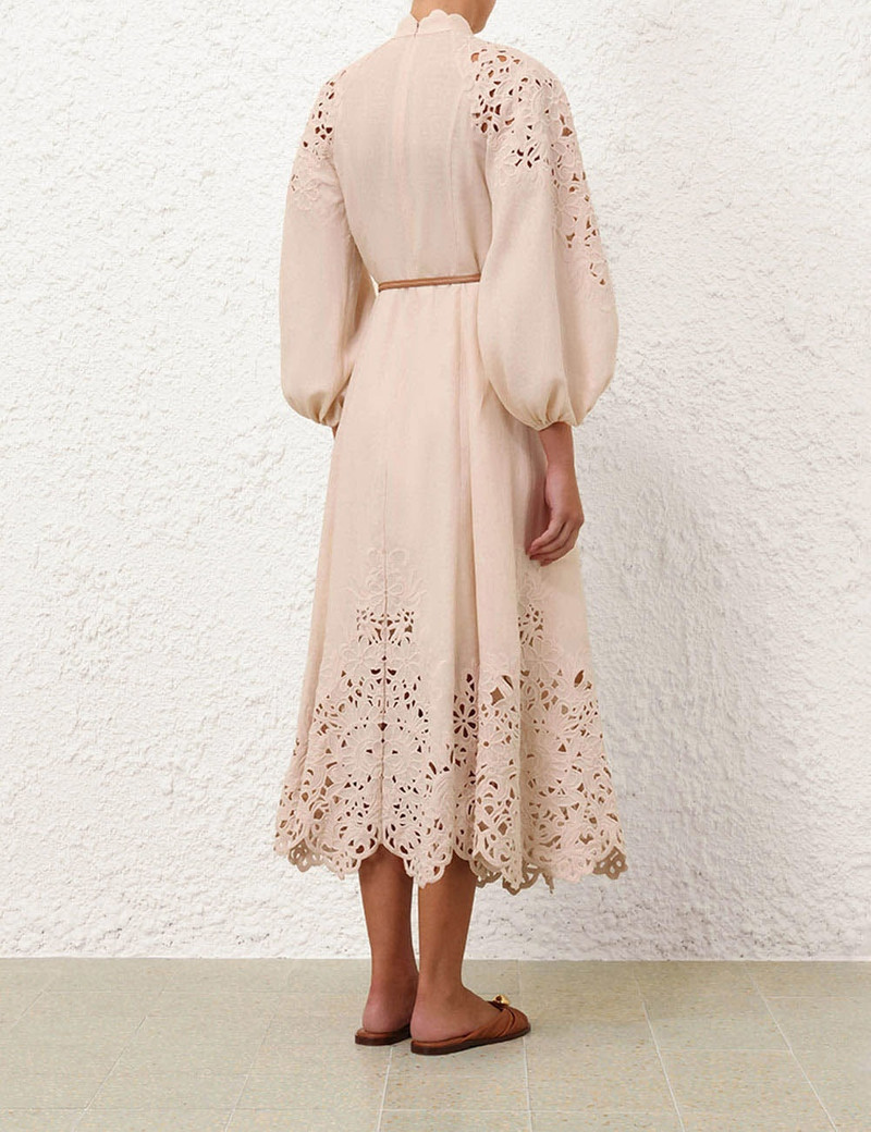 WYLIE EMBROIDERED BILLOW DRESS 4