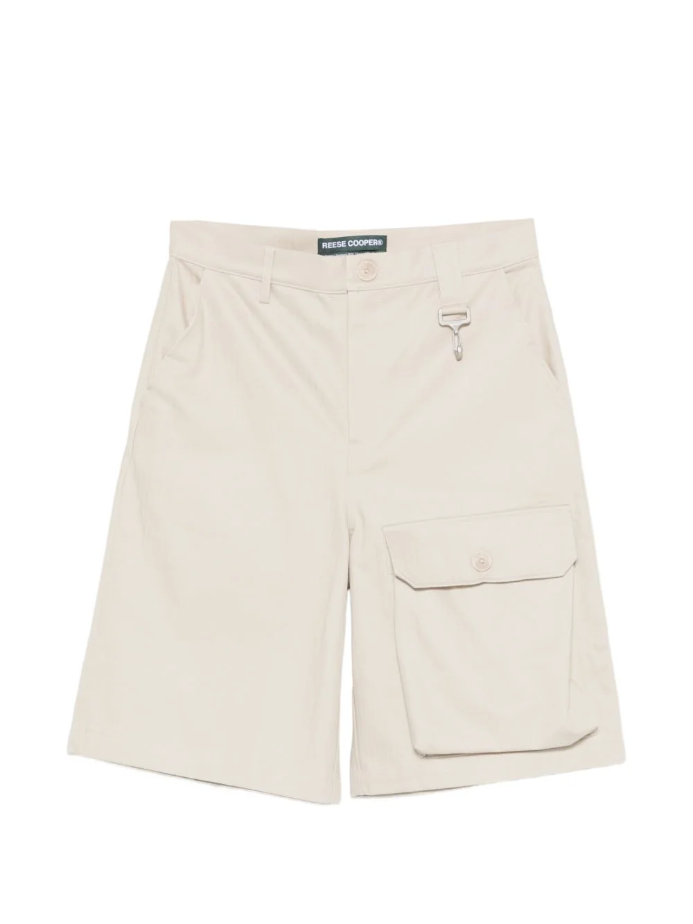 herringbone cargo shorts - 1