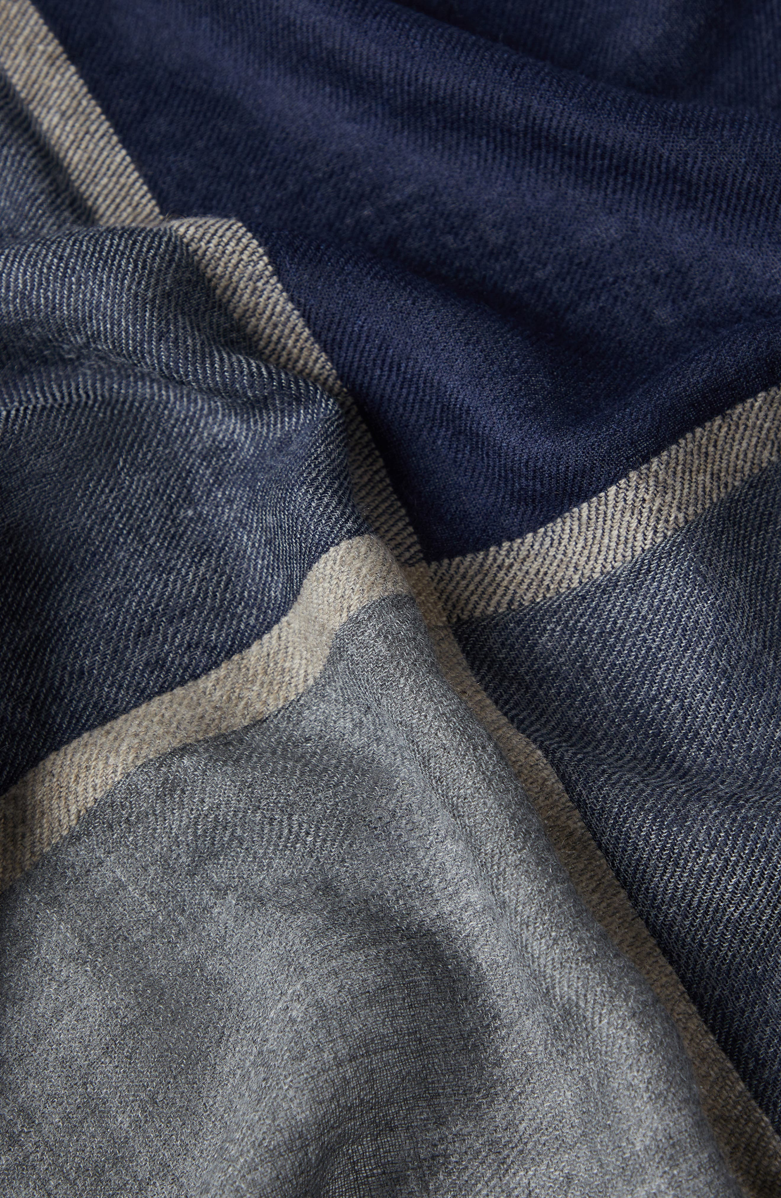 Brunello Cucinelli Cashmere and silk scarf in Marine at Nordstrom - 4