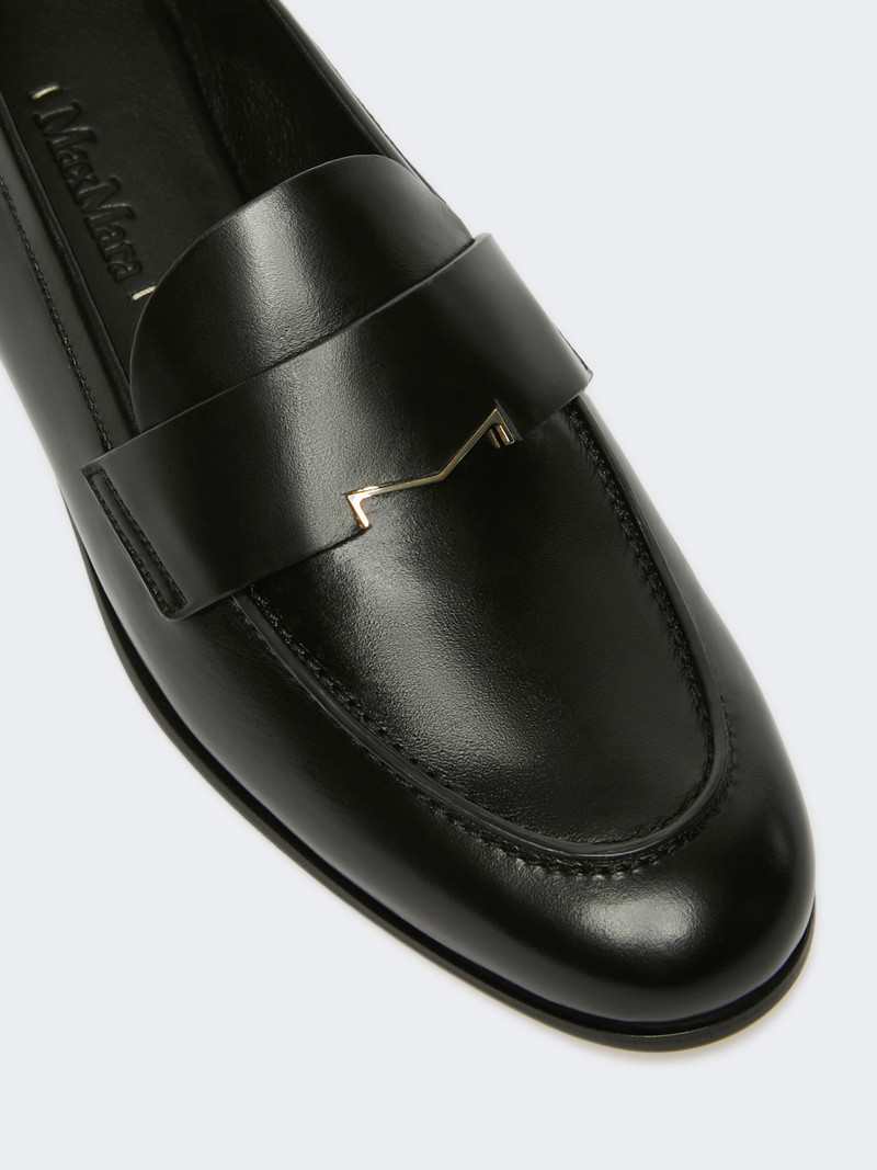 REGENTMOC Semi-glossy leather moccasins 4
