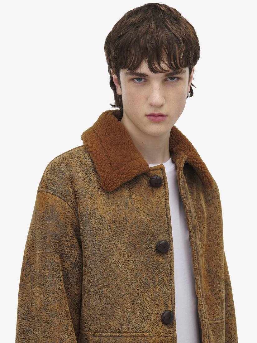 Shearling Peacoat - 6