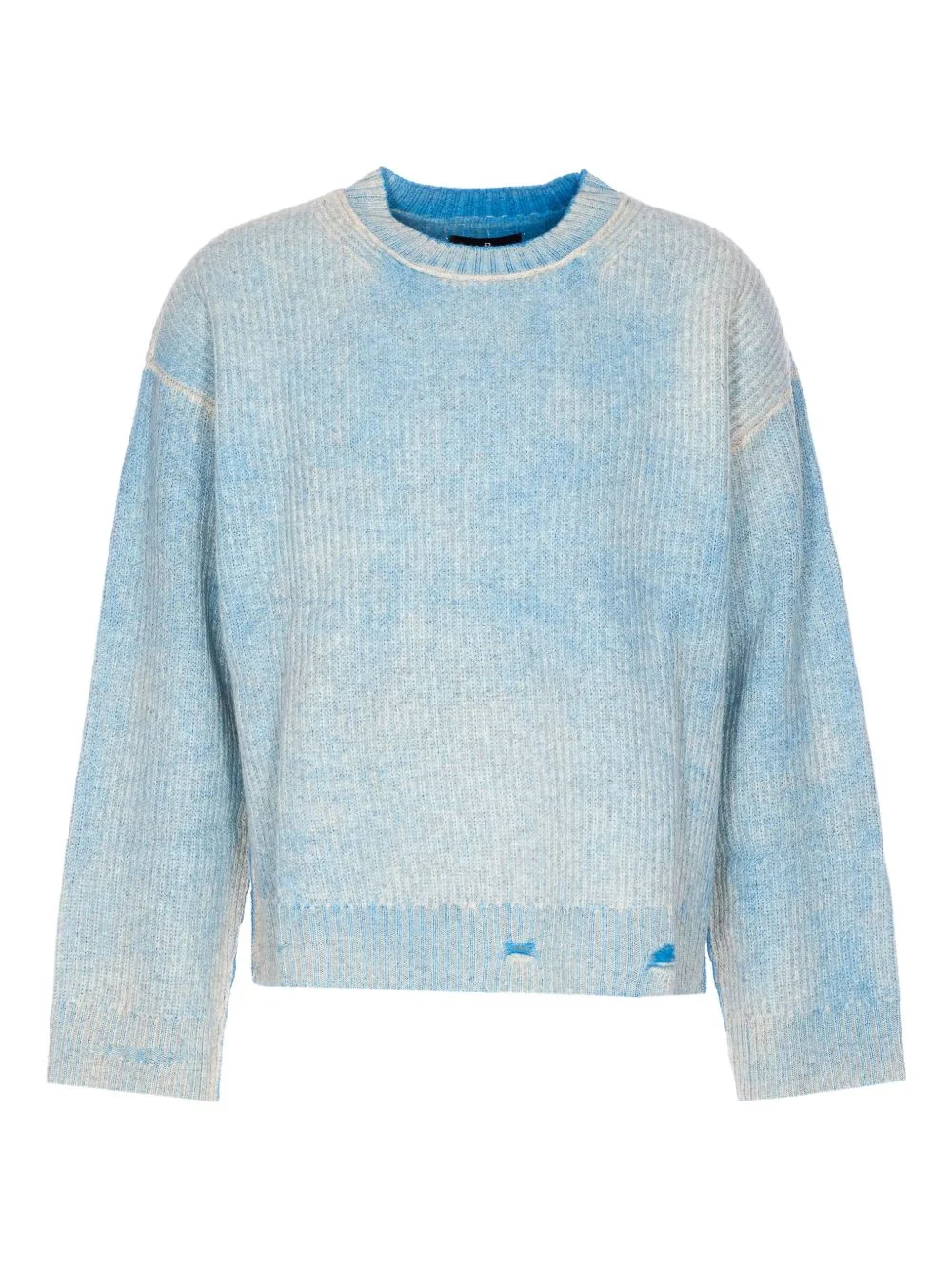 distressed-effect sweater - 1