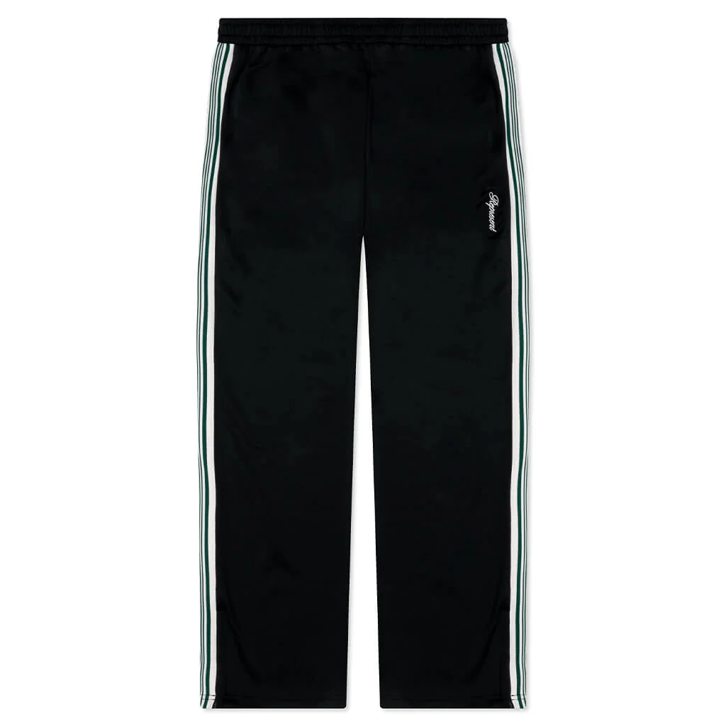 TAPED TRACK PANT - JET BLACK - 1