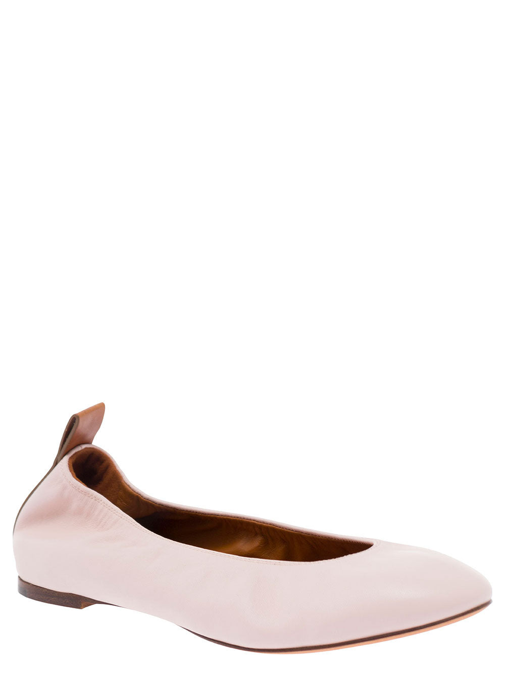 Lanvin Women Pink Ballet Flats In Leather Woman - 2