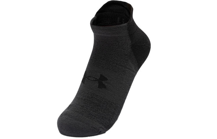 Under Armour Armour Dry Run No Show Short Socks 'Black Jet Grey' 1361164-001 - 4