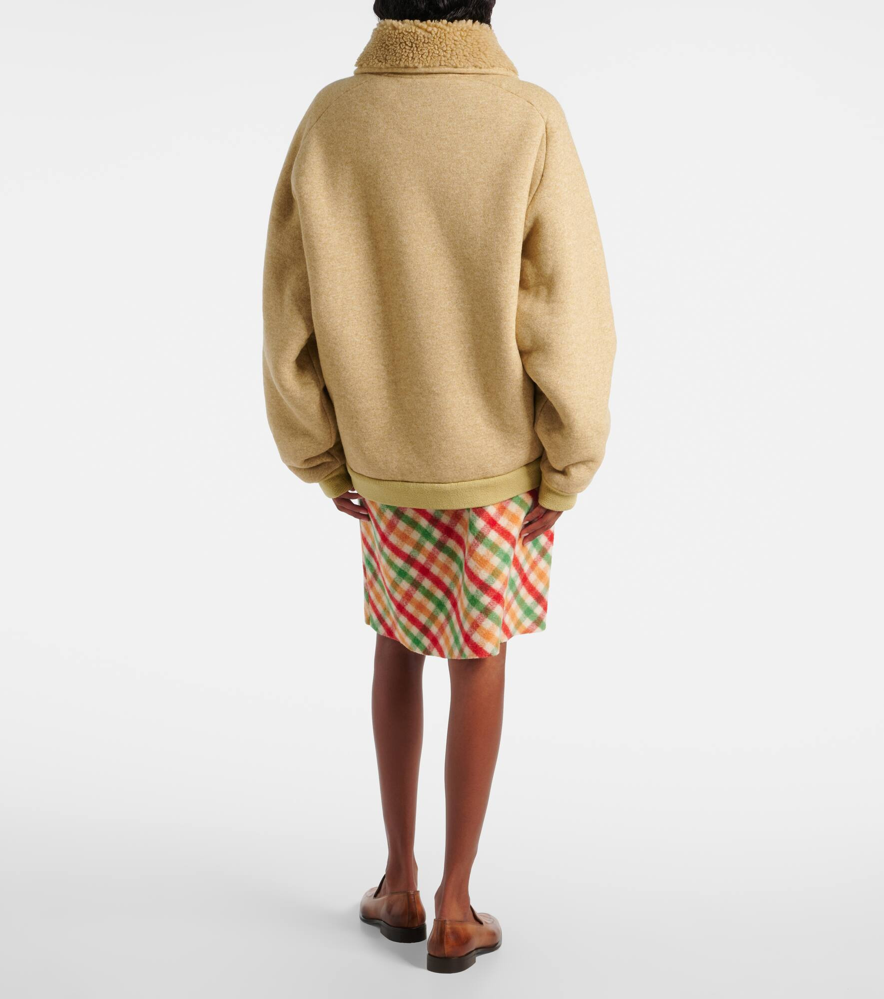 Logo fleece blouson - 3