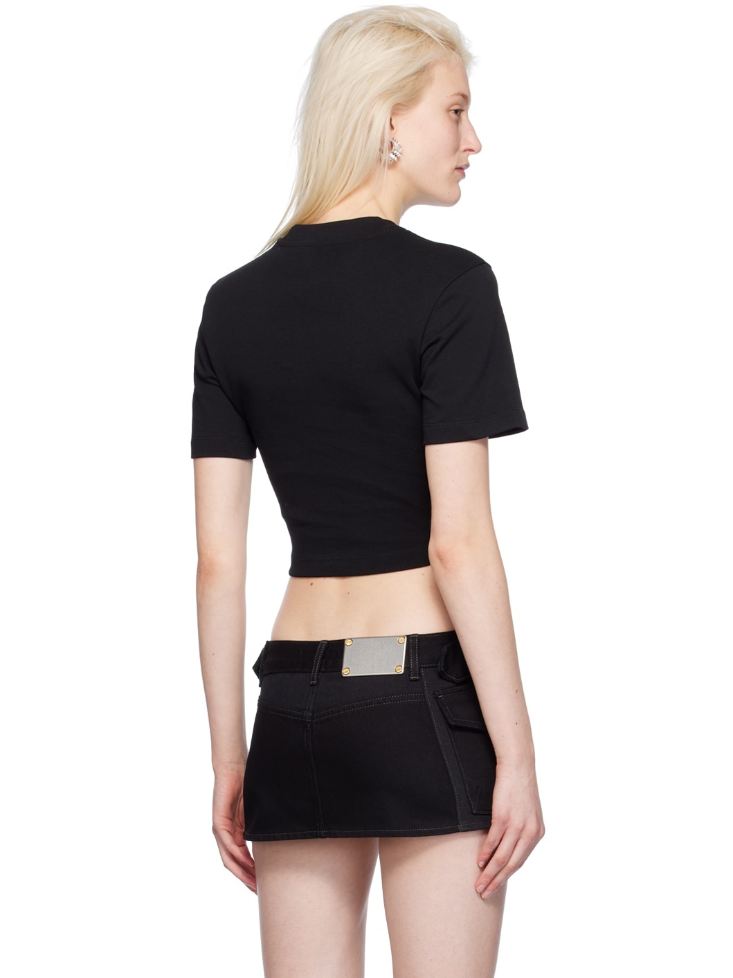 Black Workwear Corset T-Shirt - 3