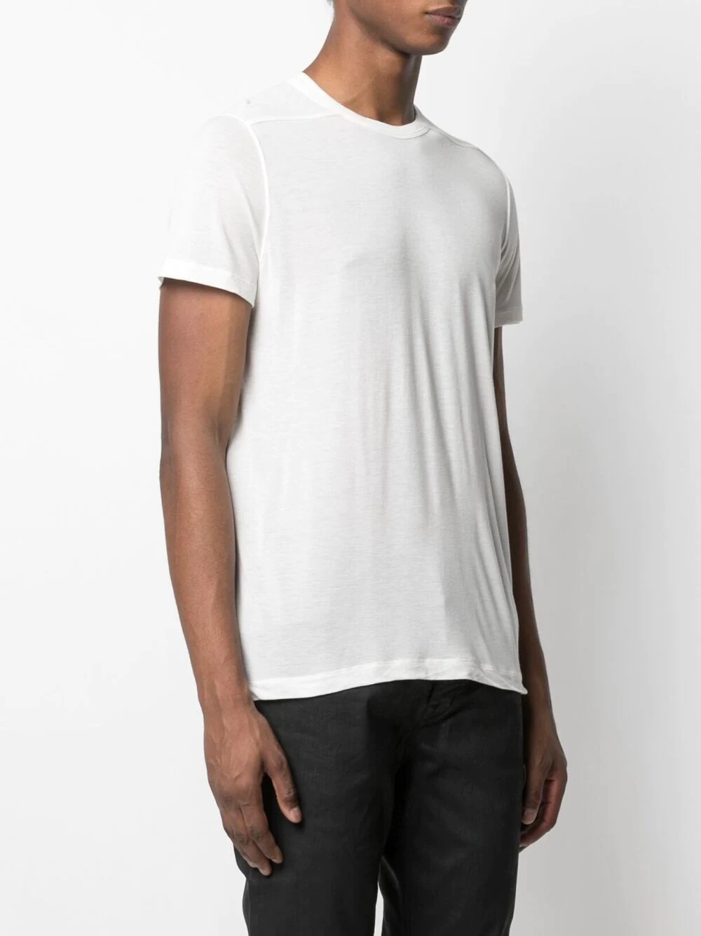 piped-trim short-sleeve T-shirt - 3