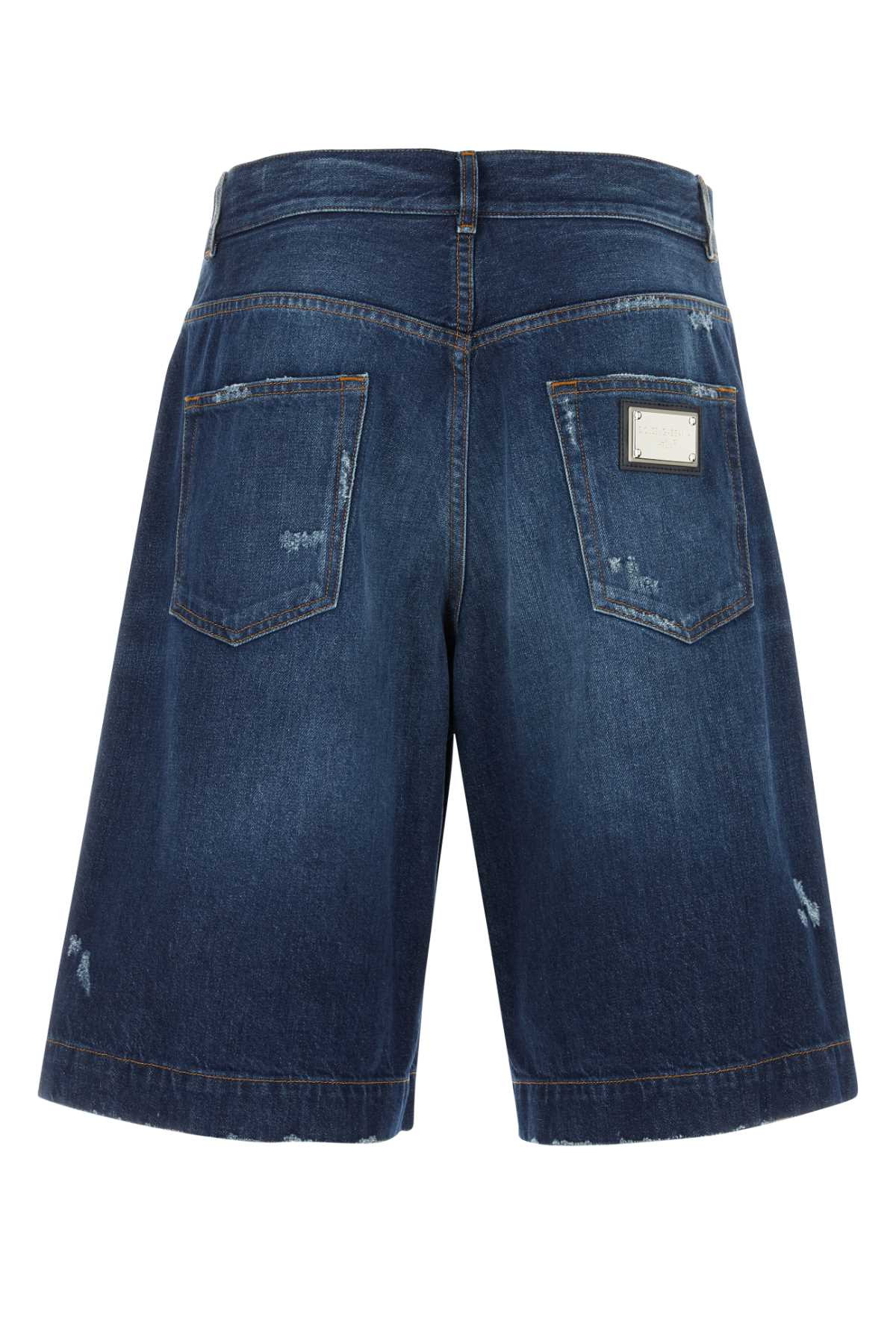 Dolce & Gabbana Men Denim Bermuda Shorts - 2