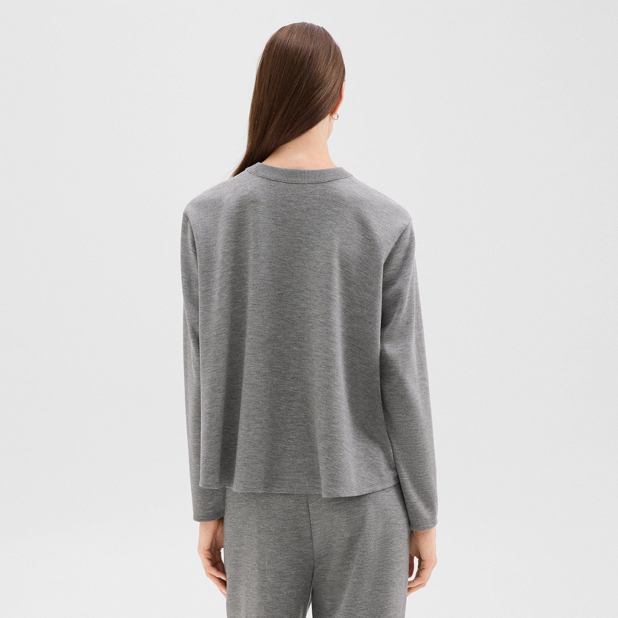 A-Line Sweatshirt in Double-Knit Jersey - 4