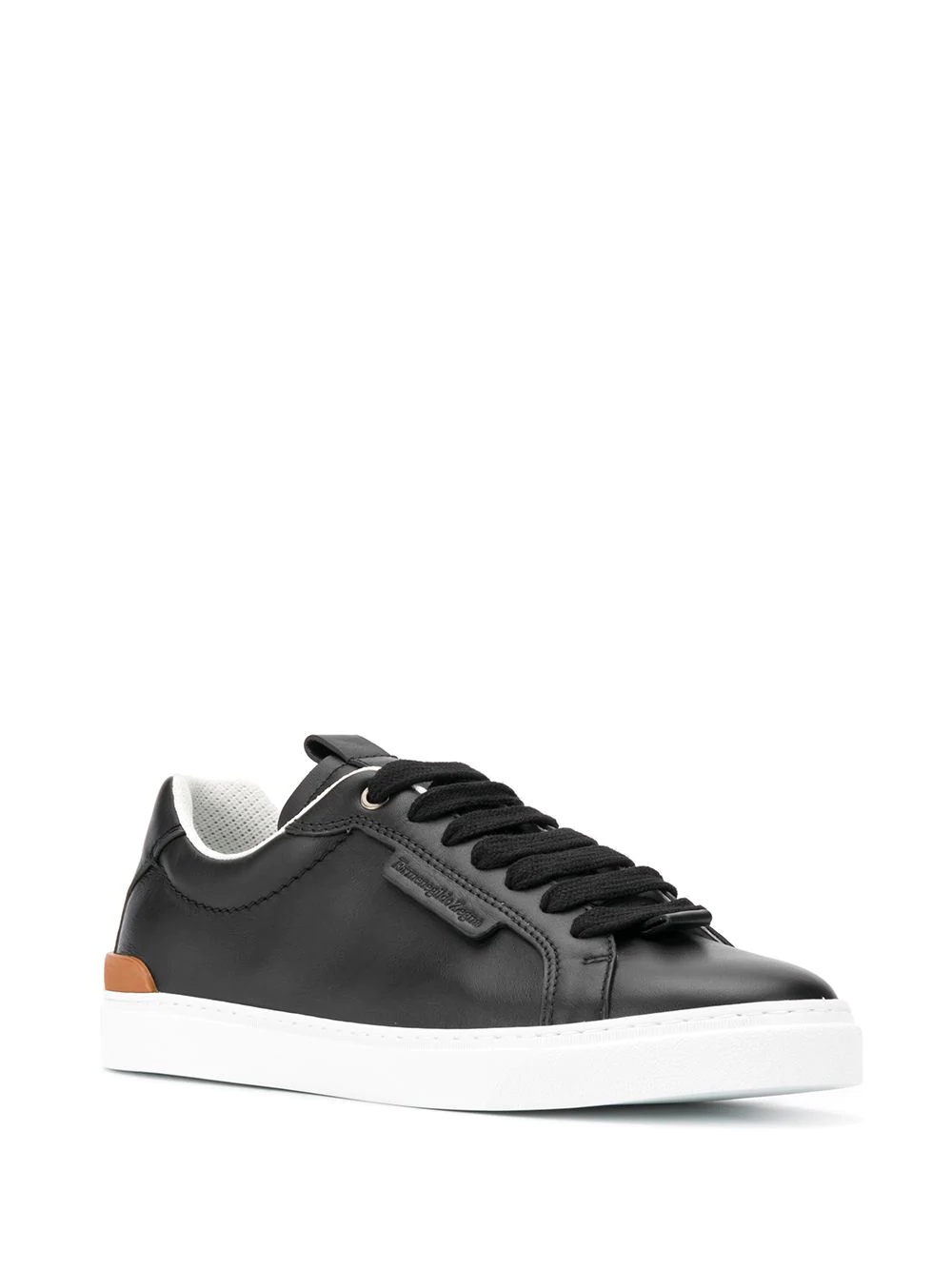 lace-up low-top sneakers - 2