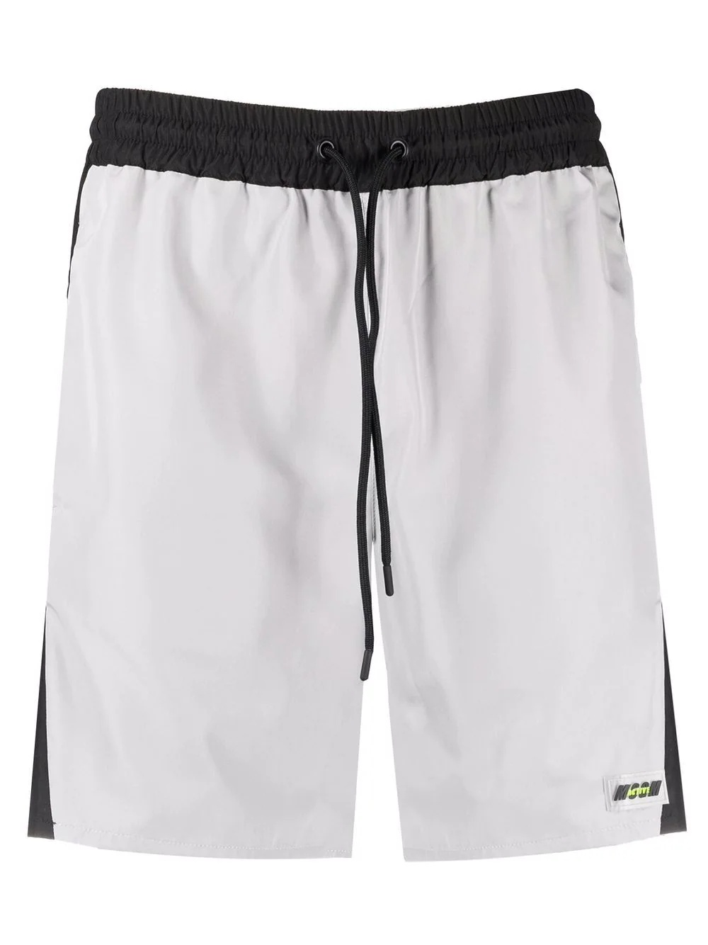 two-tone drawstring shorts - 1