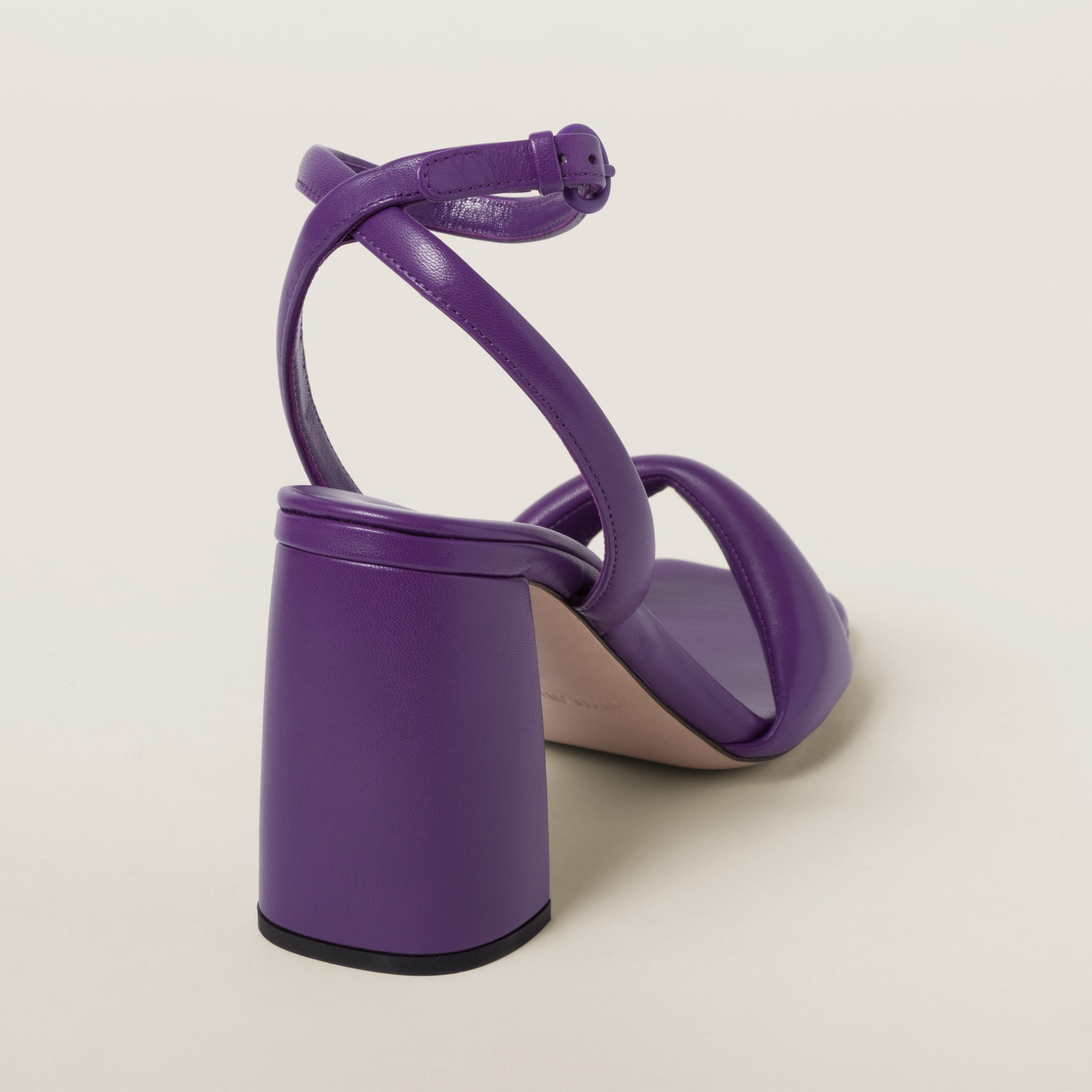 Padded leather sandals - 2
