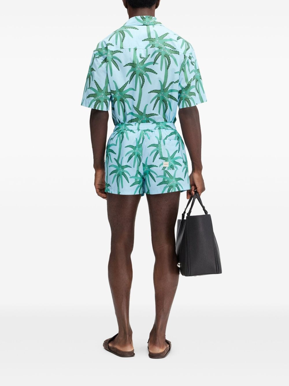 floral-print shorts - 3