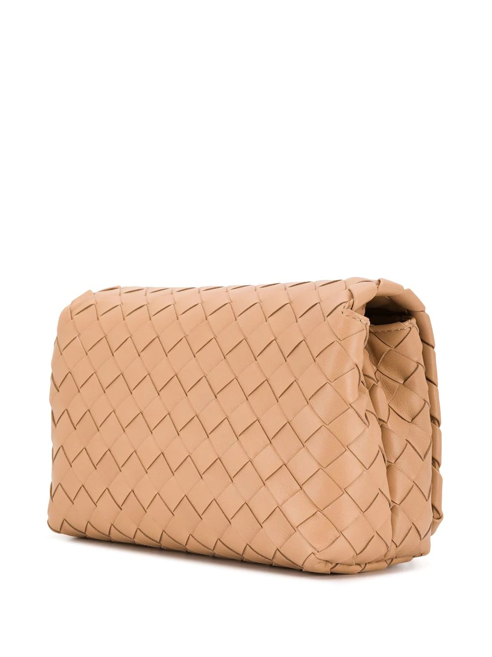 intrecciato weave shoulder bag - 3