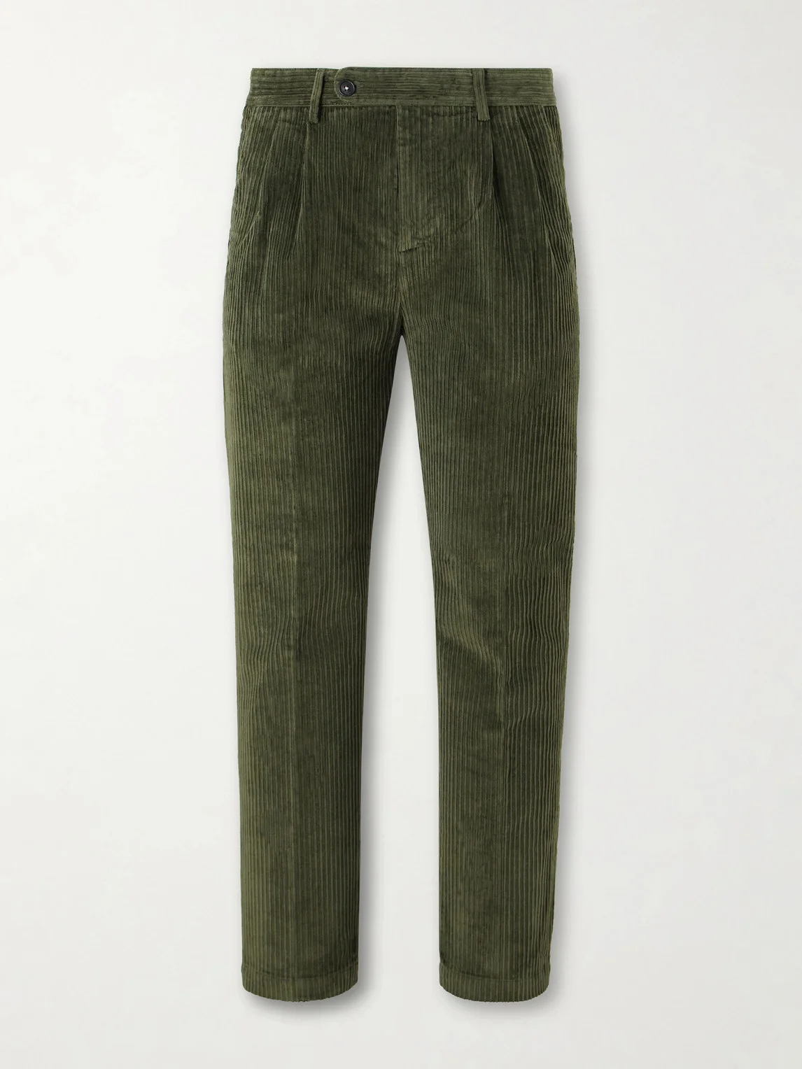 Strallo02 Straight-Leg Cotton-Blend Corduroy Trousers - 1