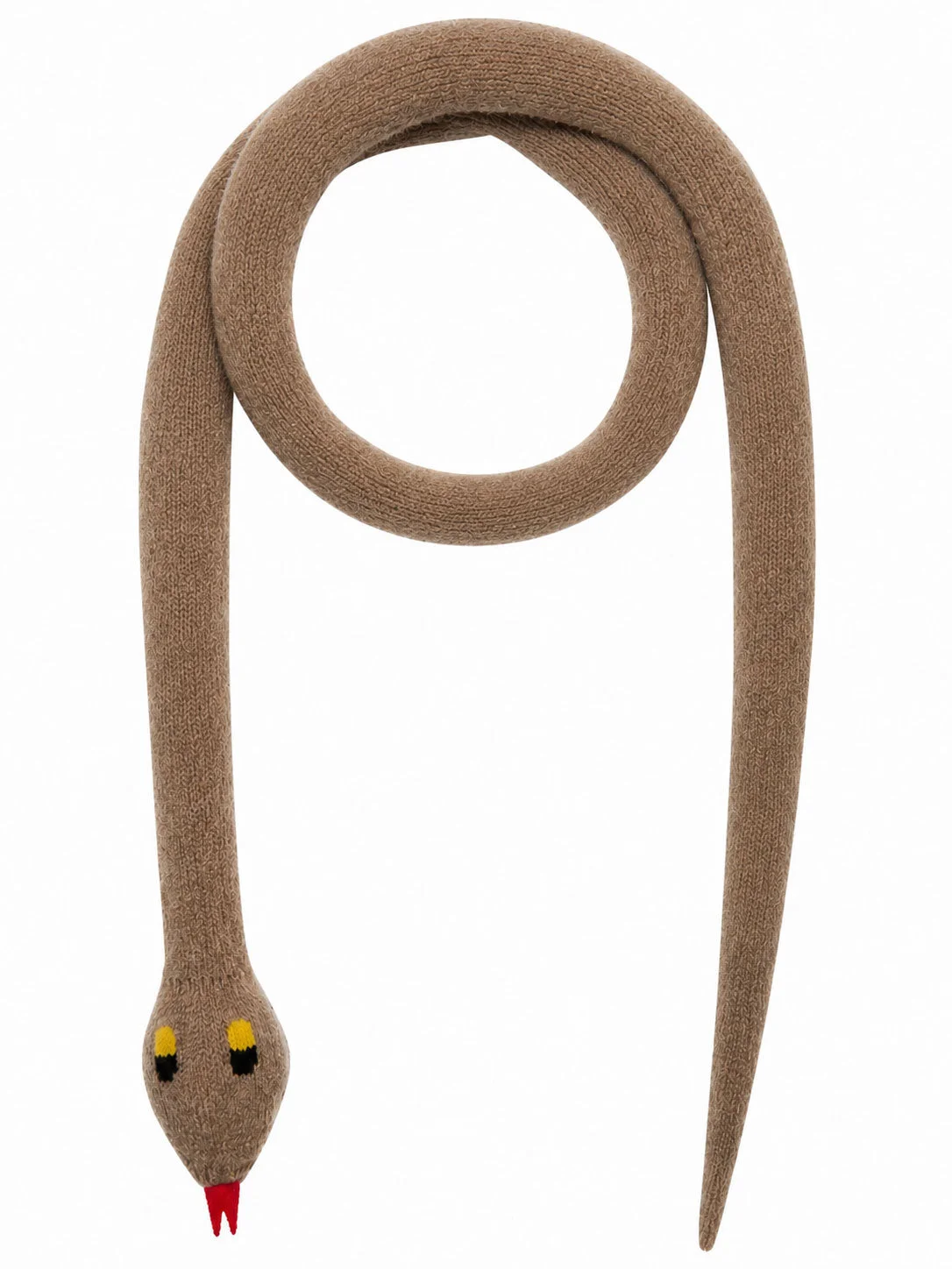 SNAKE SCARF - CAMEL - 1