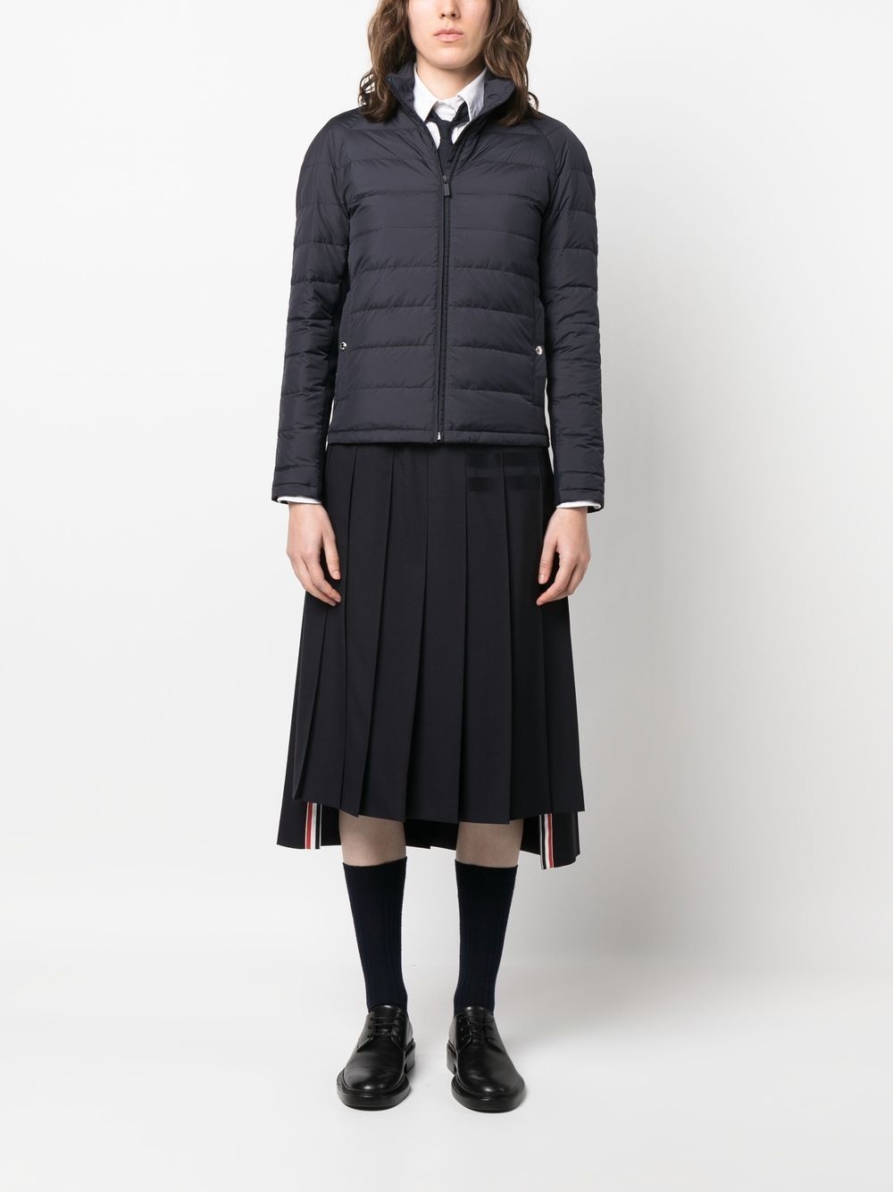 zipped-up padded jacket - 2