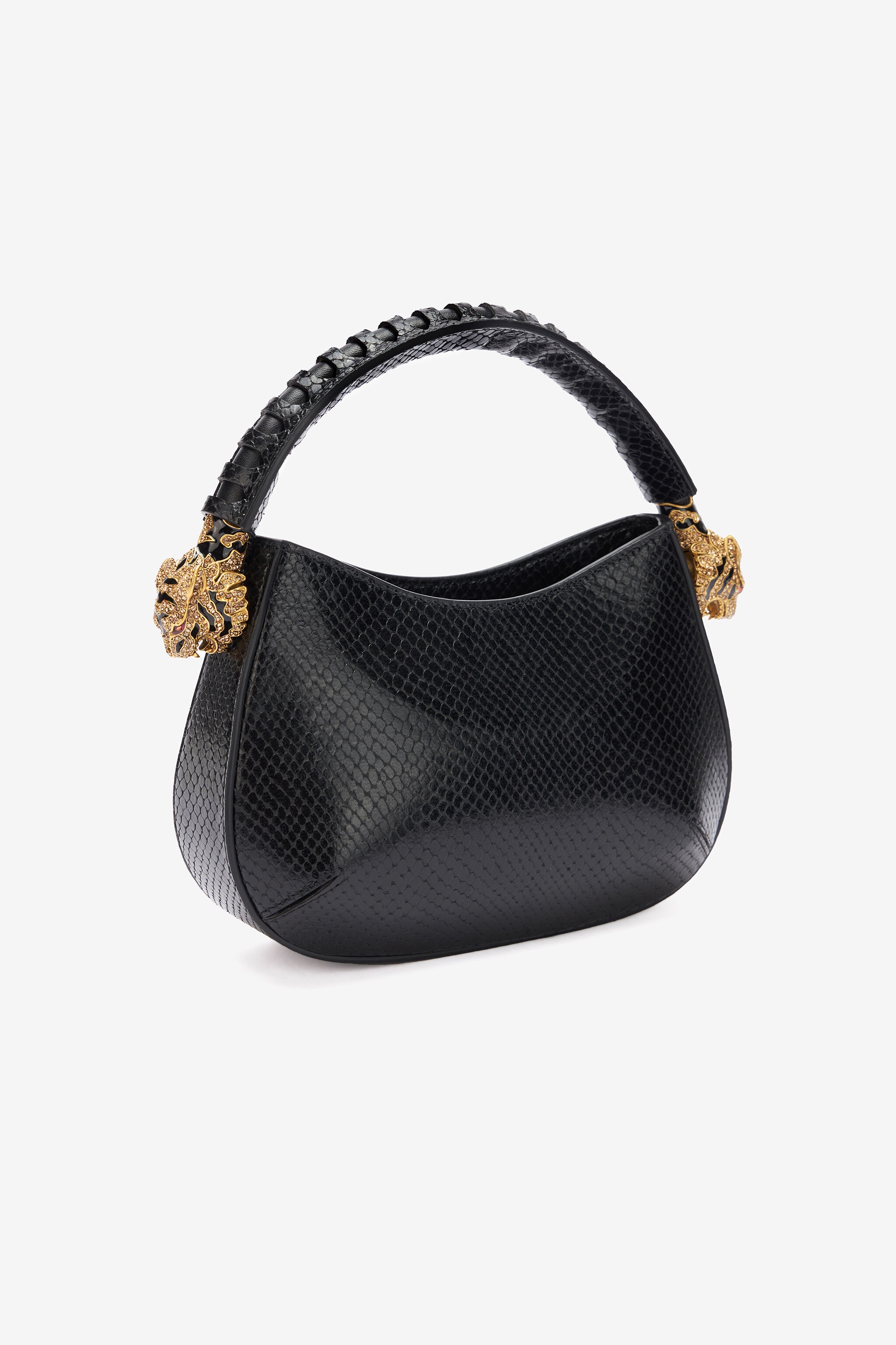 Snake-Print Hobo Roar Bag - 5