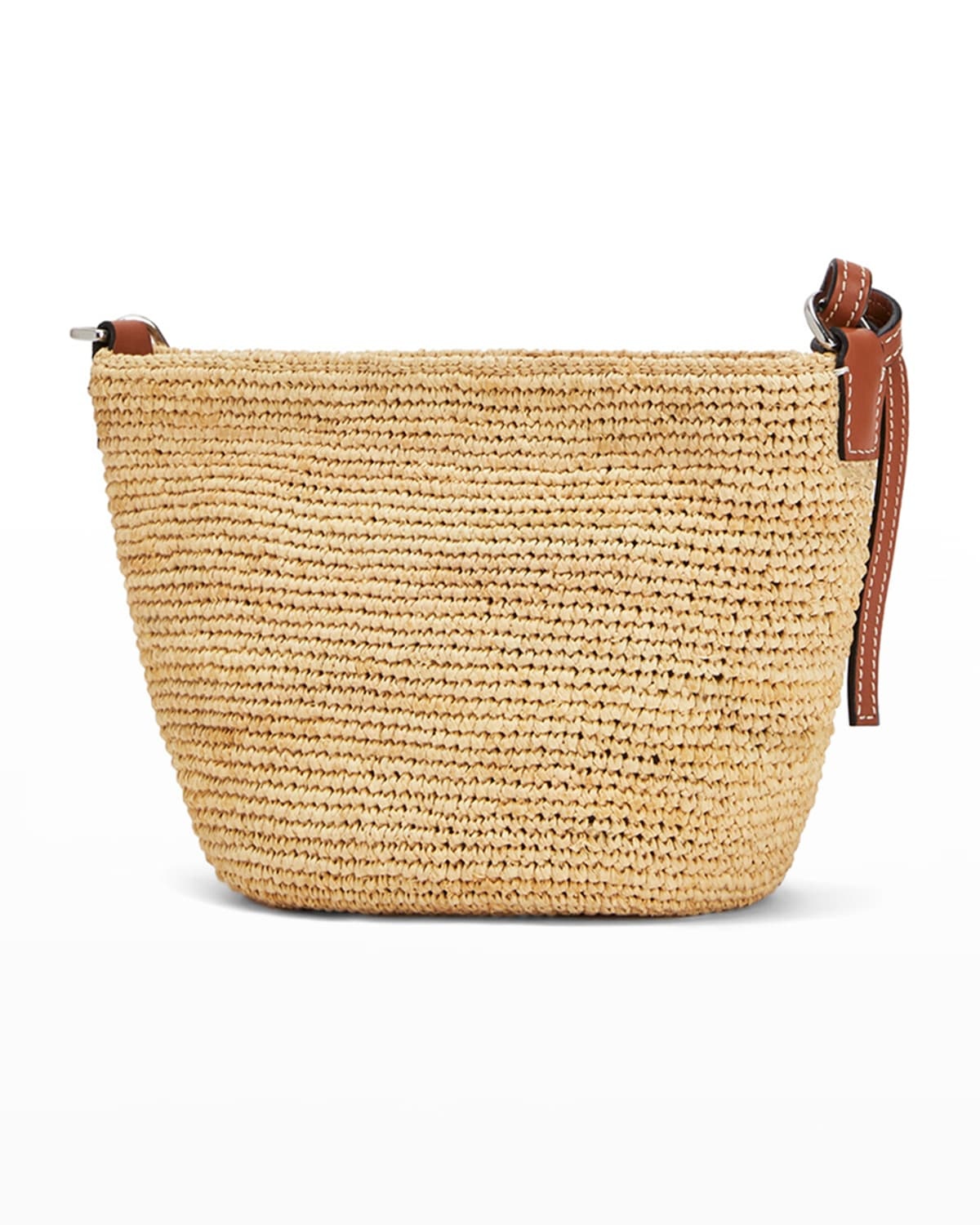 x Paula's Ibiza Pochette Medium Raffia Crossbody Bag - 3