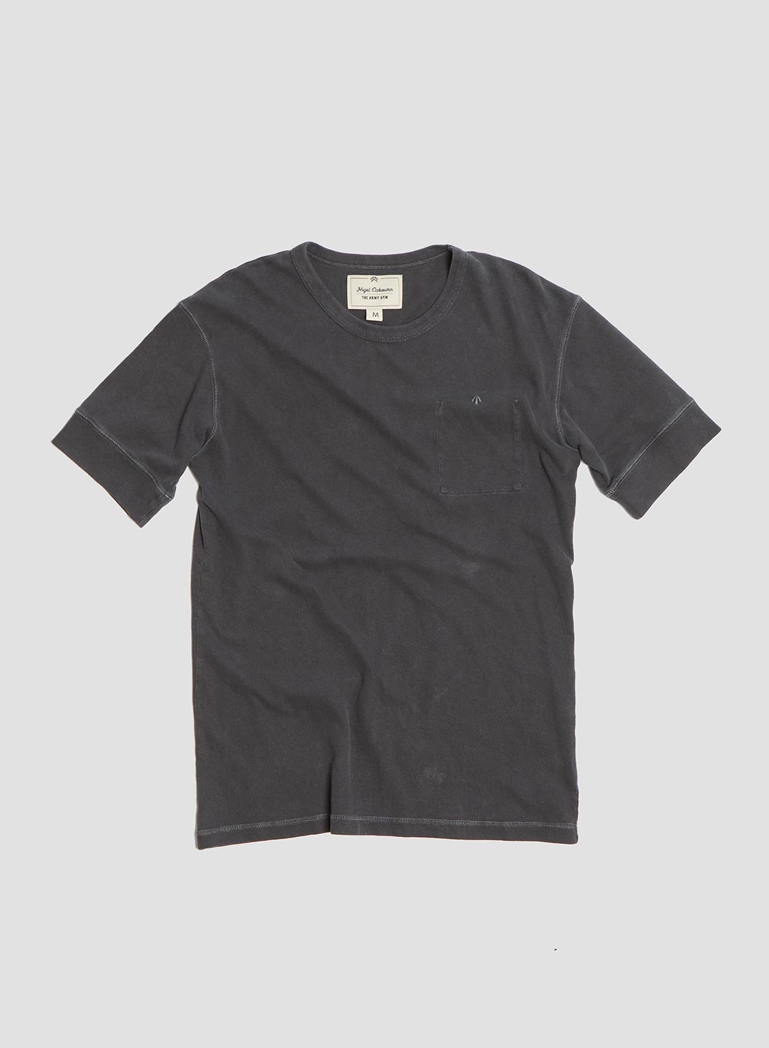 Military Tee (220g) in Black - 1