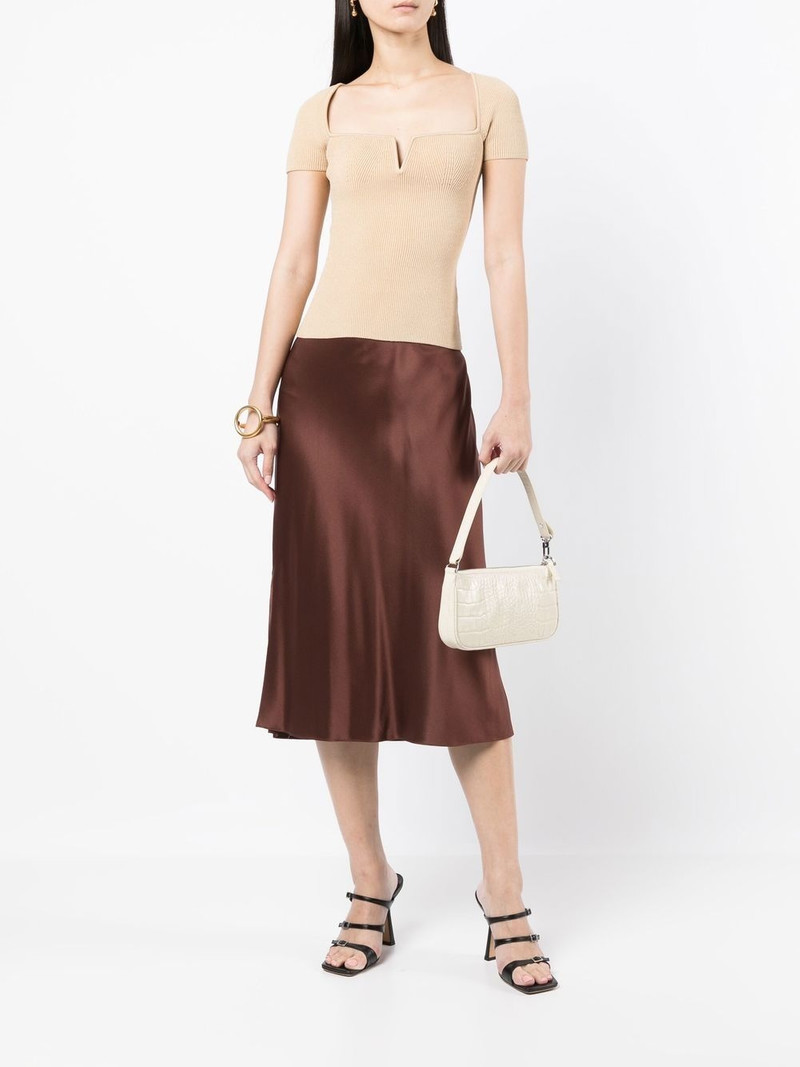 GALVAN Freya short-sleeve knitted top outlook