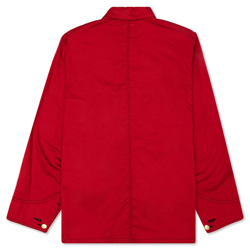 NEEDLES NEEDLES X SMITH'S COTTON TWILL COVERALL - RED outlook