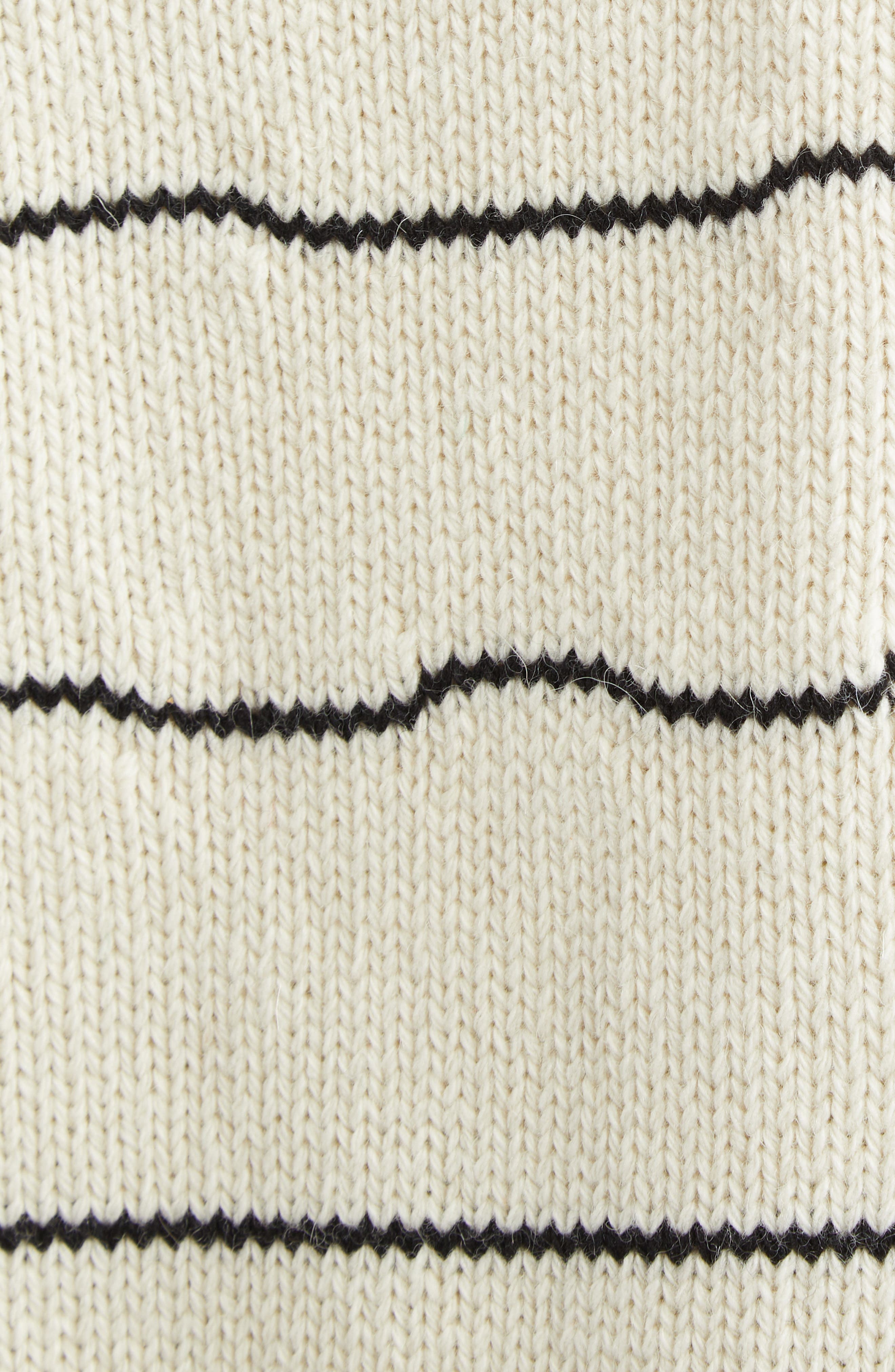 Mixed Knit Cotton & Wool Polo Sweater - 7