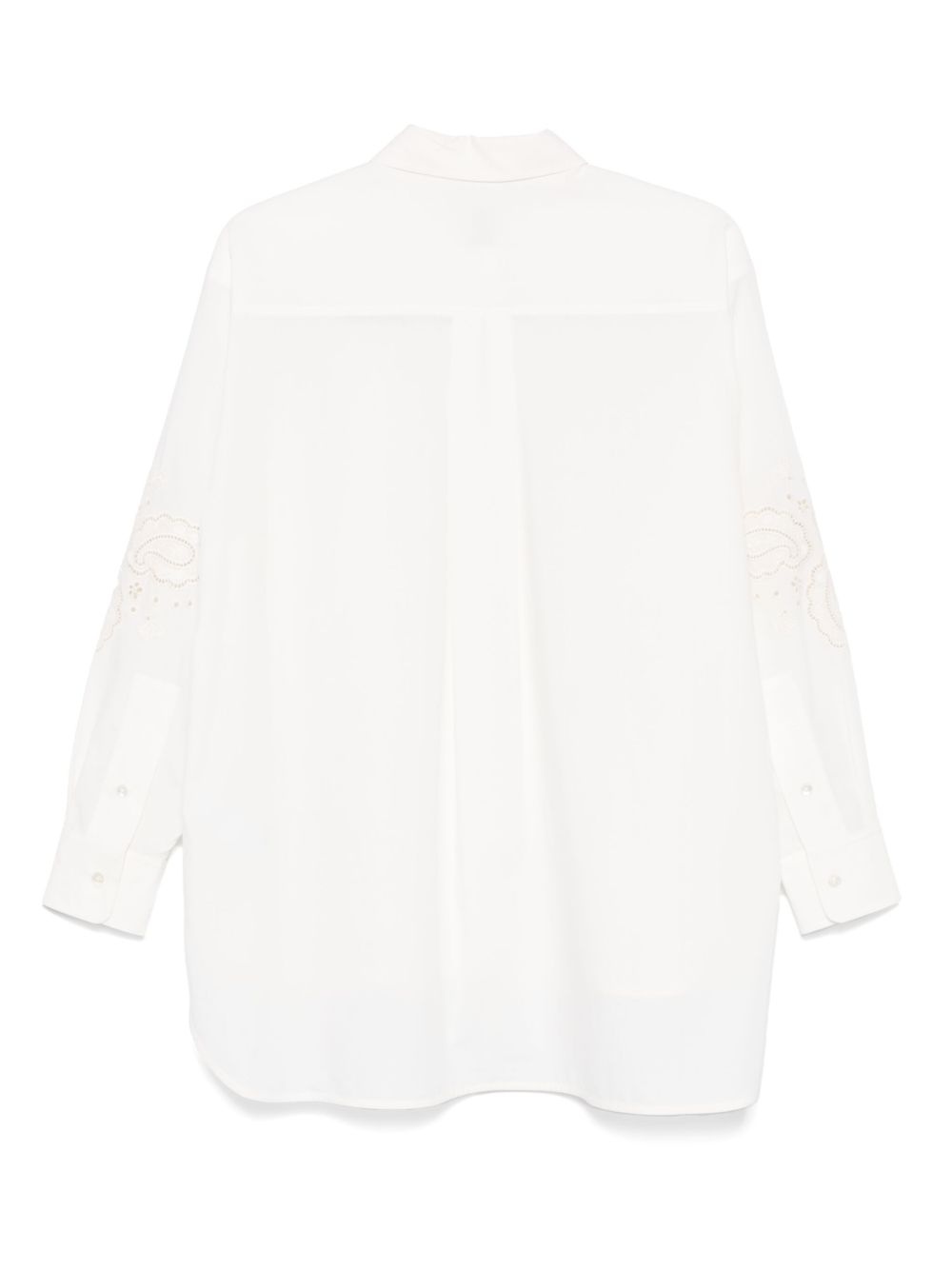 floral-embroidery shirt - 2
