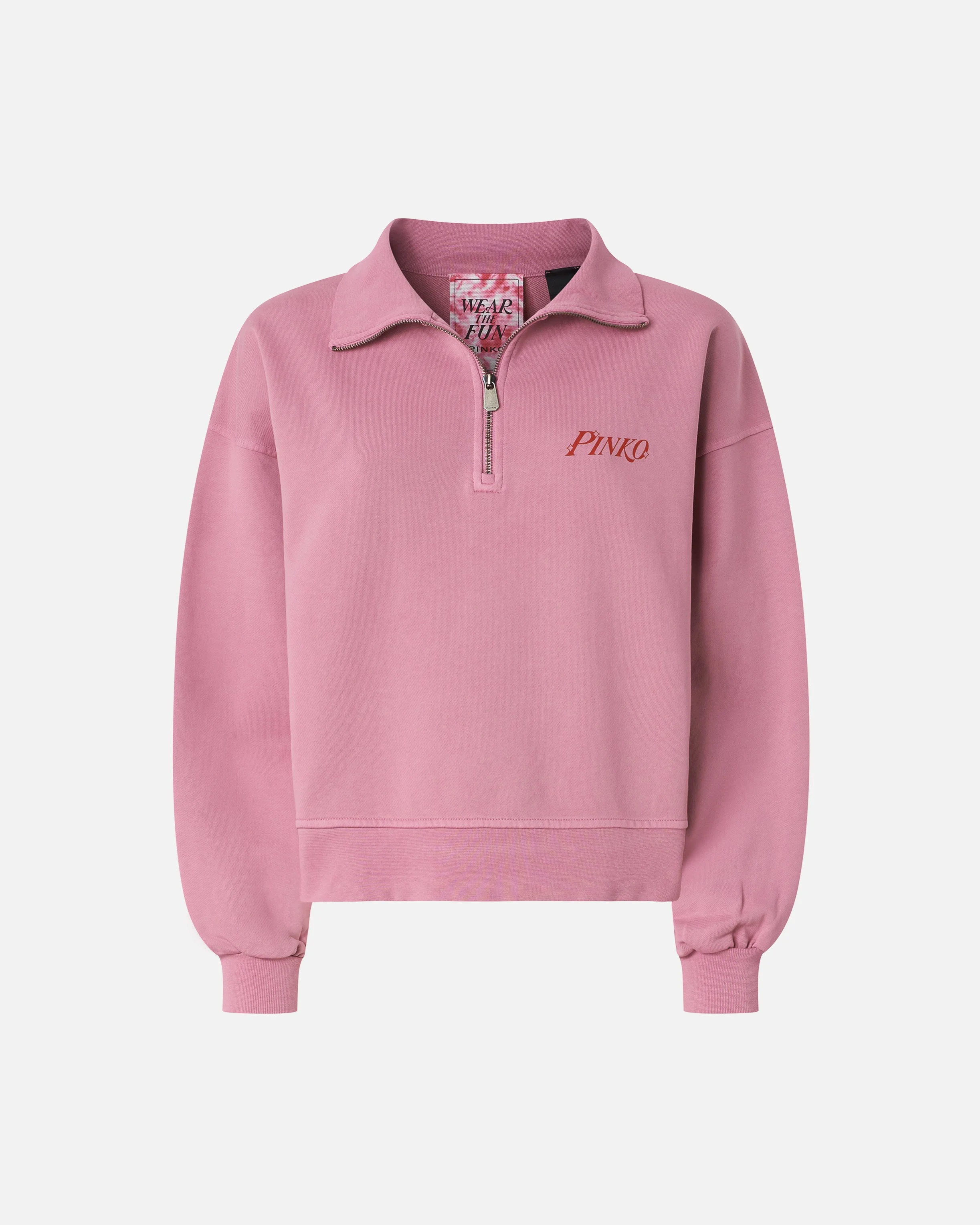 SWEATSHIRT WITH HEART AND PINKOTINI PRINT - 1