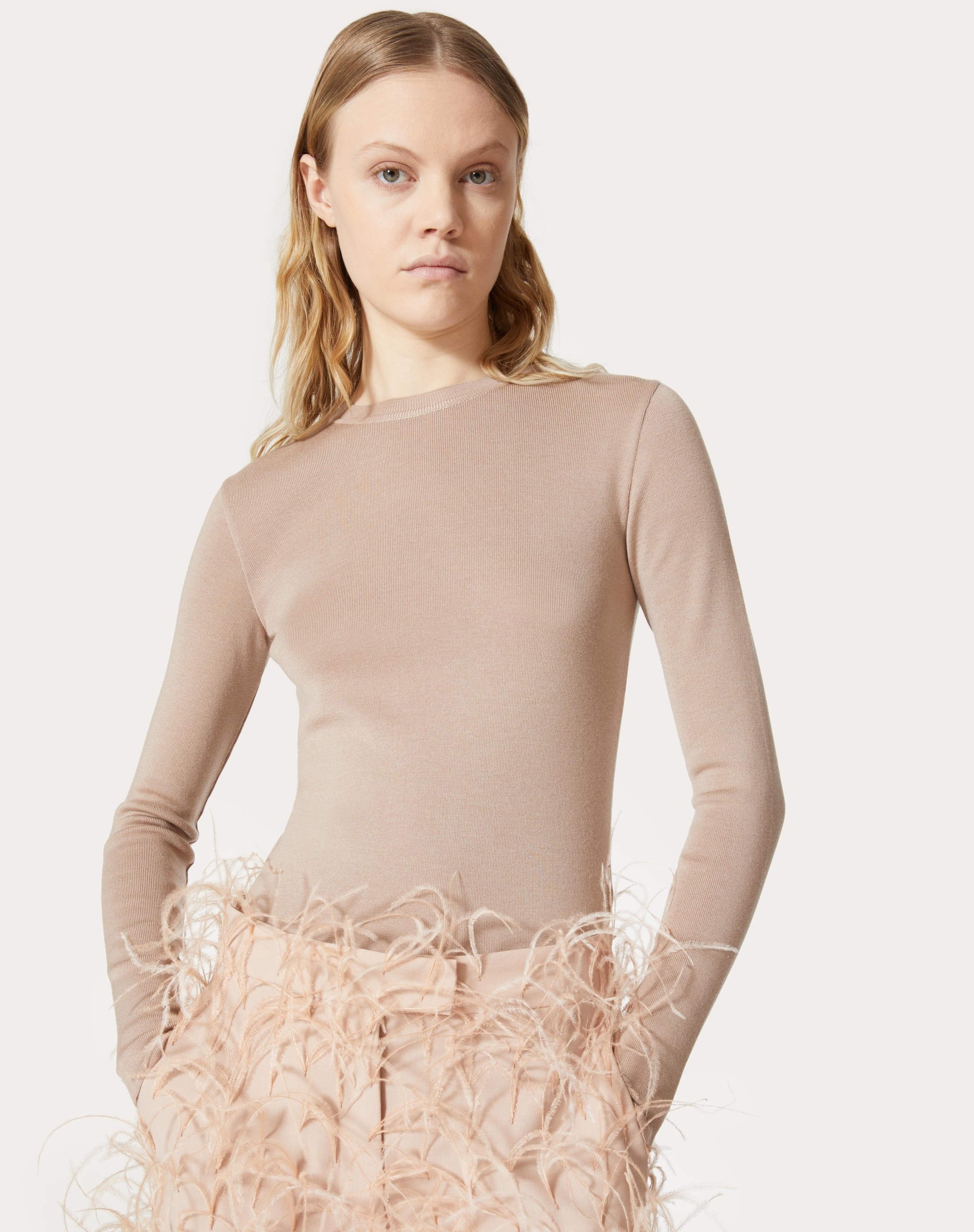 SILK CASHMERE SWEATER - 5