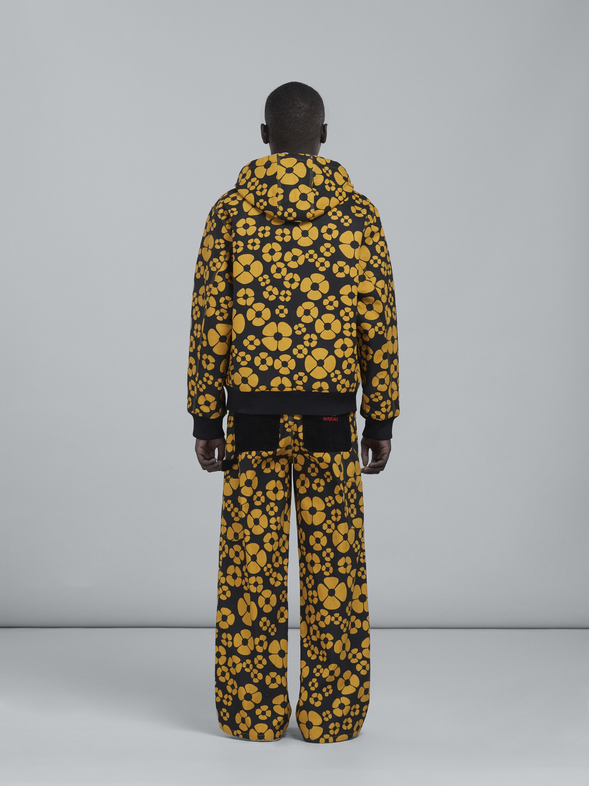 Marni MARNI X CARHARTT WIP - YELLOW LONG-SLEEVED FLORAL JACKET 