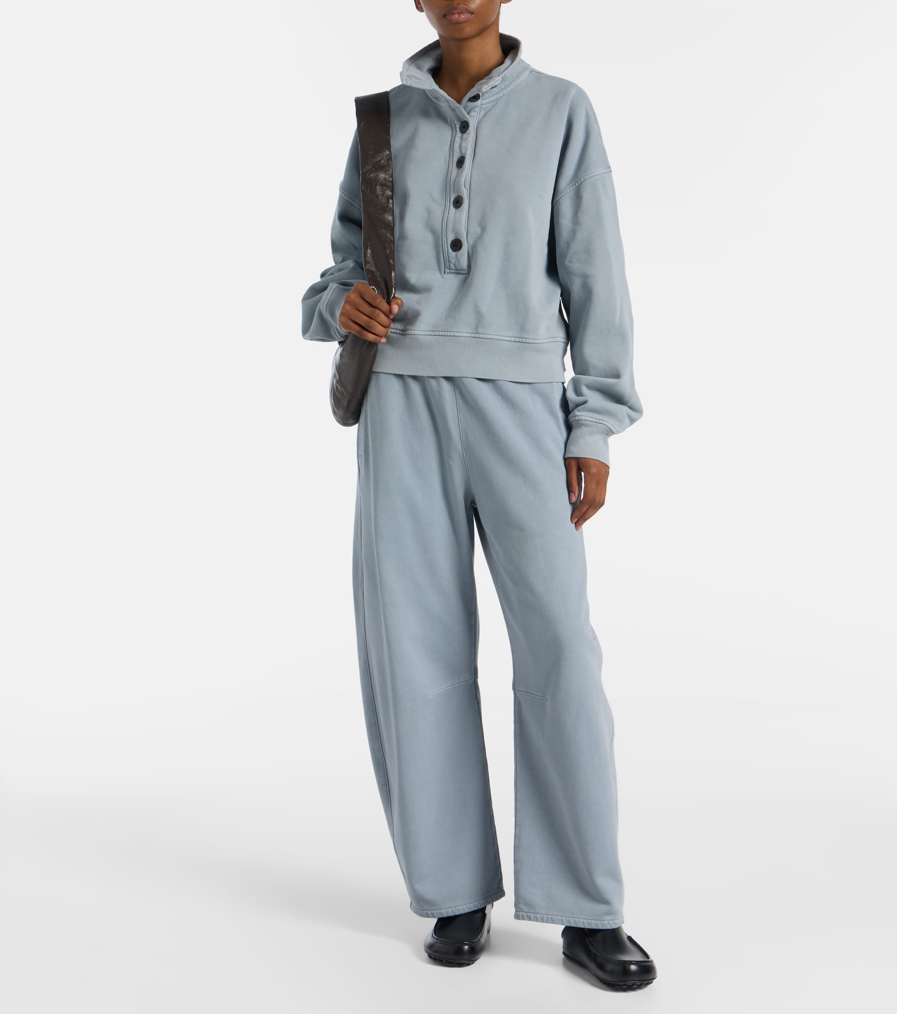 Miro cotton fleece sweatpants - 2
