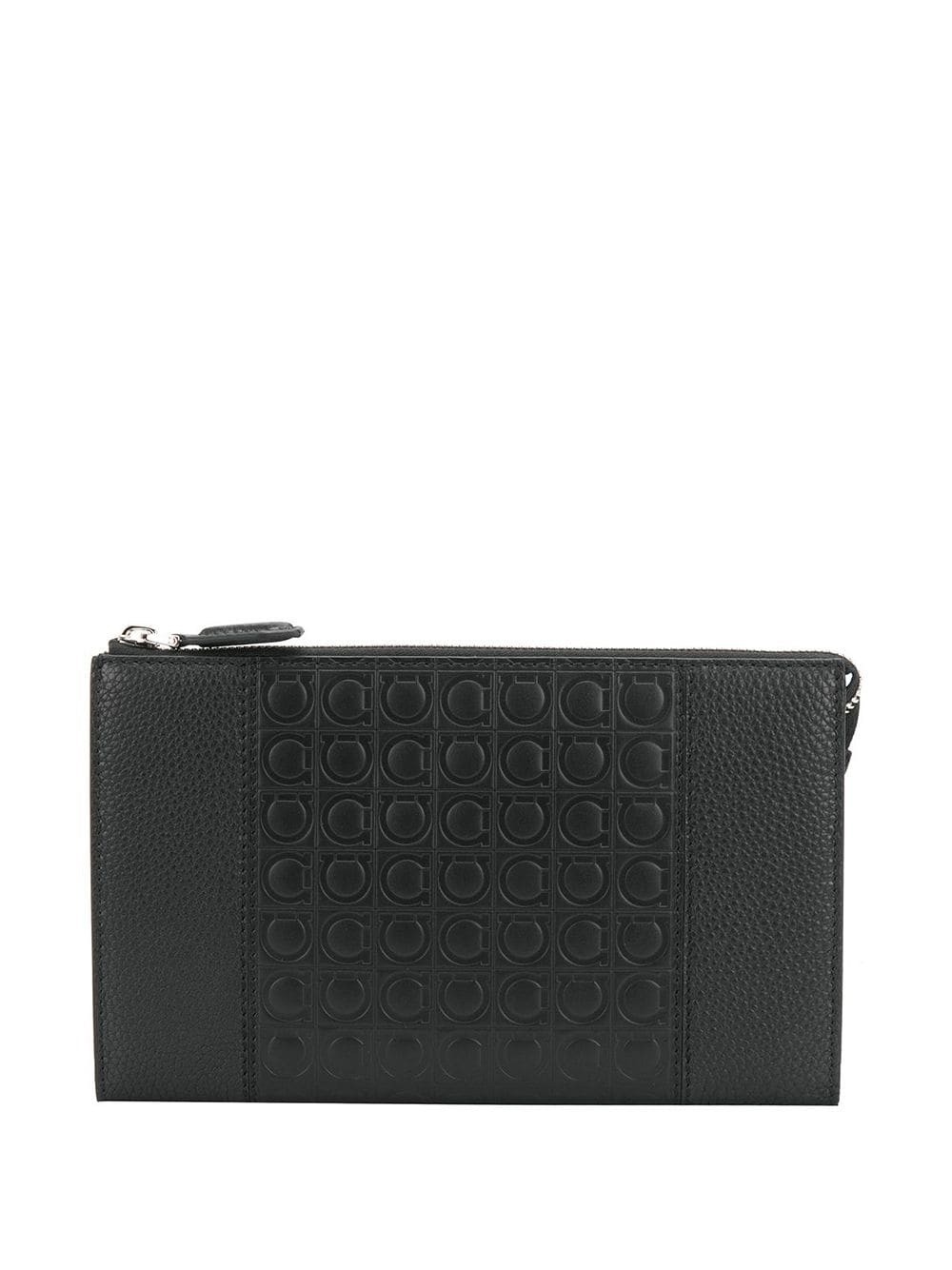 embossed Gancio clutch - 1