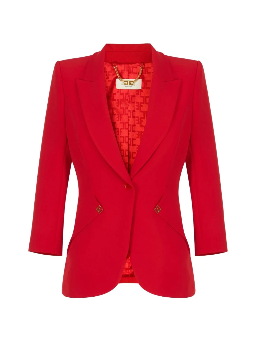 jacket made of lightweight crêpe fabric and satin - 1