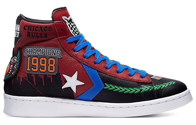 Converse Chinatown Market x Pro Leather High 'Bulls Championship Jacket' 171241C - 2