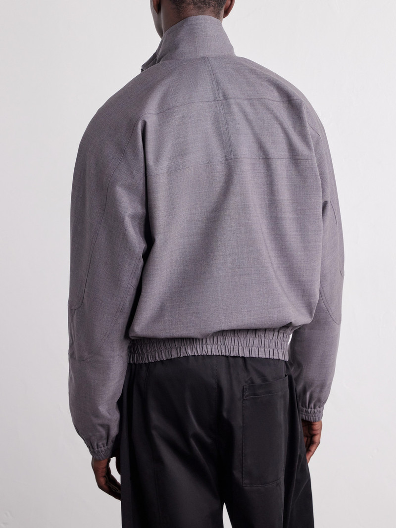 Fossil Ruched Panelled Twill Blouson Jacket 4