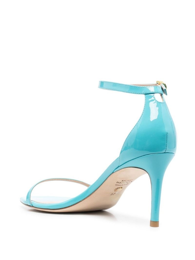90mm heeled suede sandals - 6