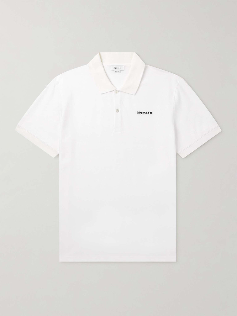 Logo-Embroidered Cotton-Piqué Polo Shirt - 1