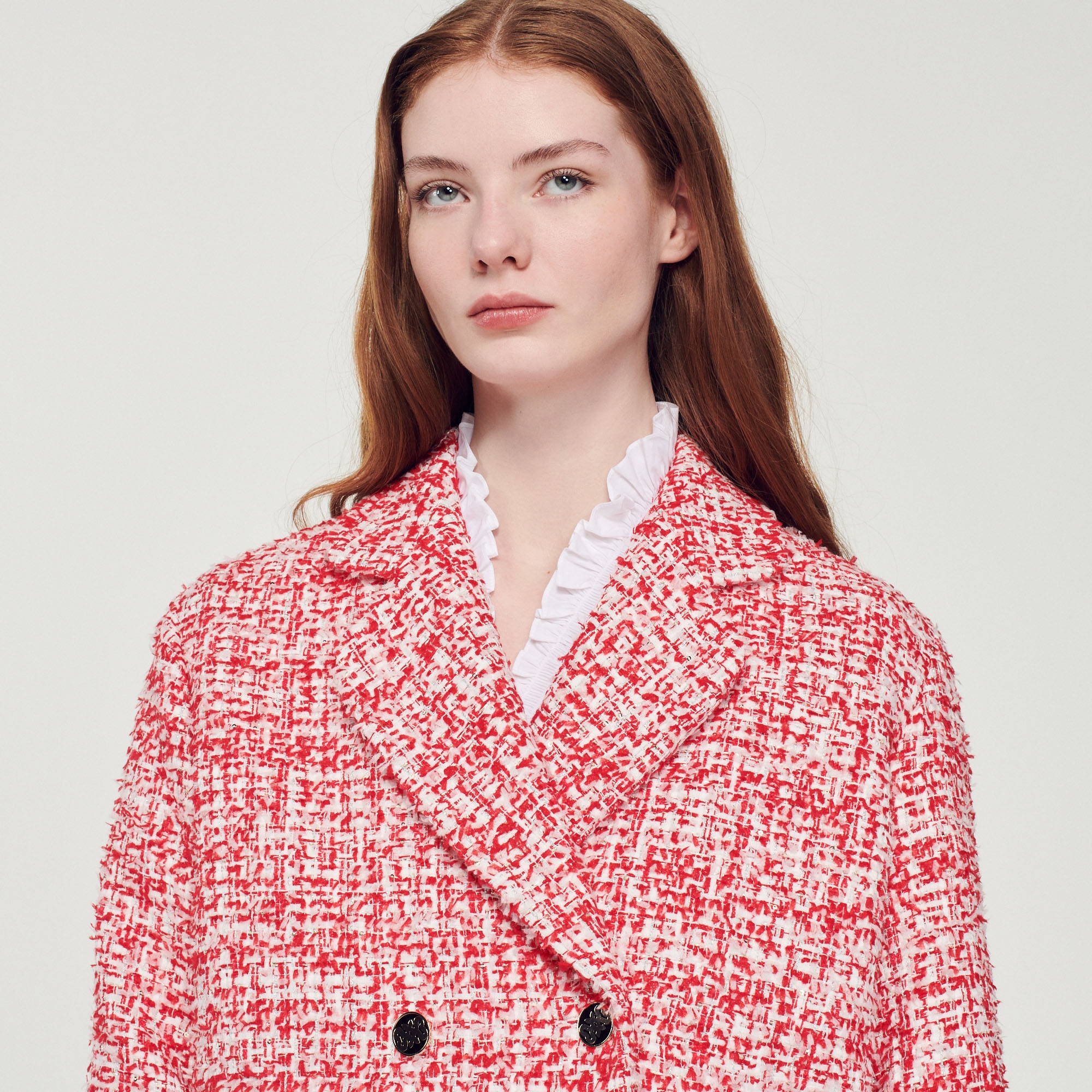 Cropped tweed jacket - 4